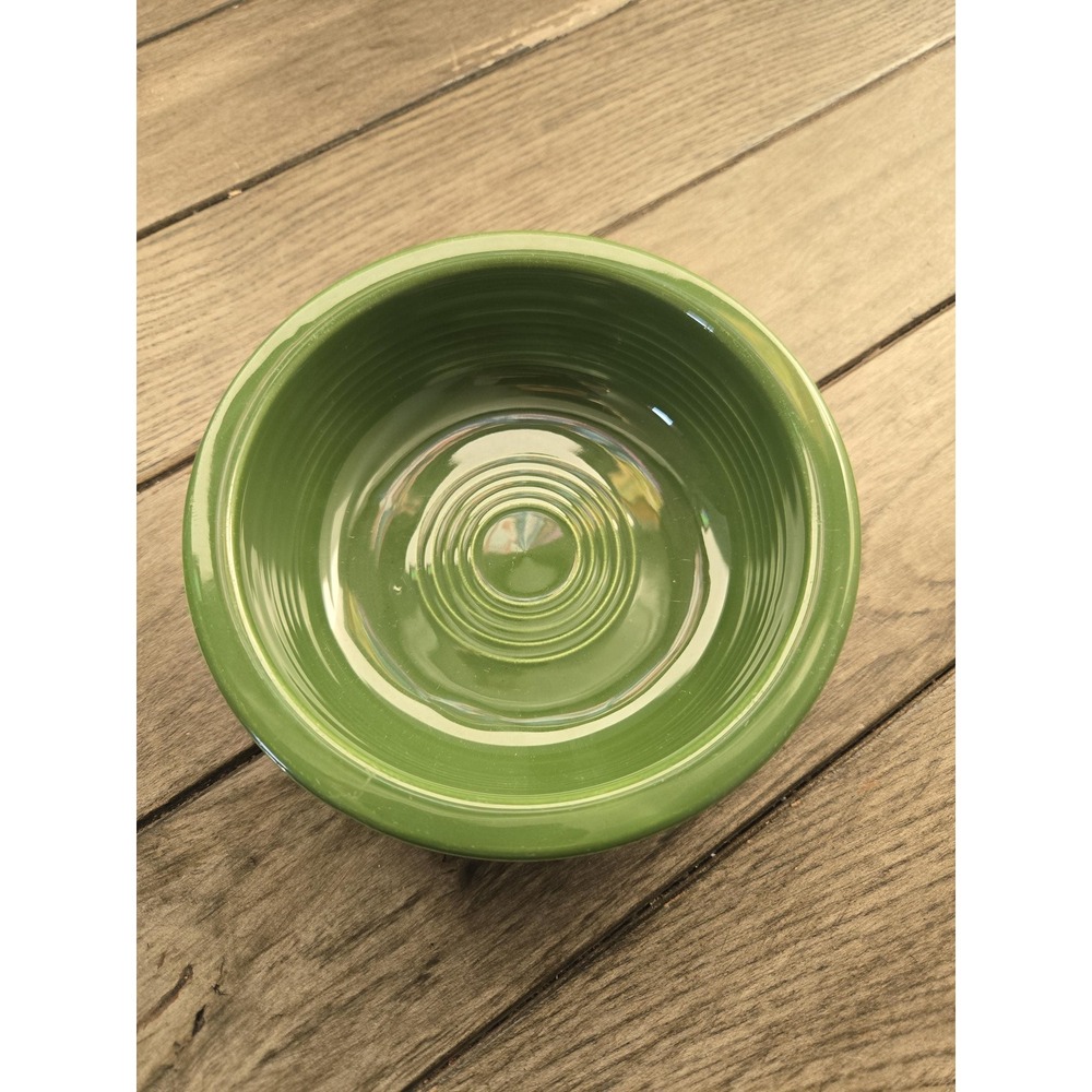 Vintage HLC Fiestaware Homer Laughlin Berry Fruit Bowl Original Green Fiesta
